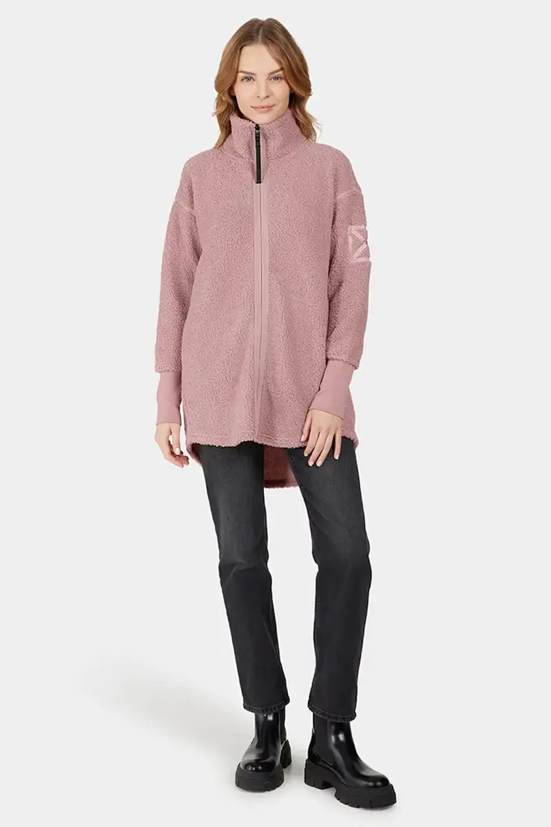 felpa in pile SALLY donna colore rosa 505165 miniatura 2