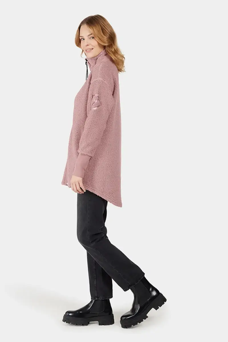 felpa in pile SALLY donna colore rosa 505165 miniatura 3