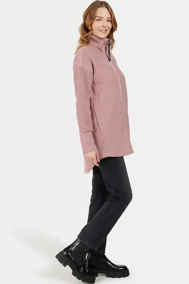 felpa in pile SALLY donna colore rosa 505165 miniatura 5