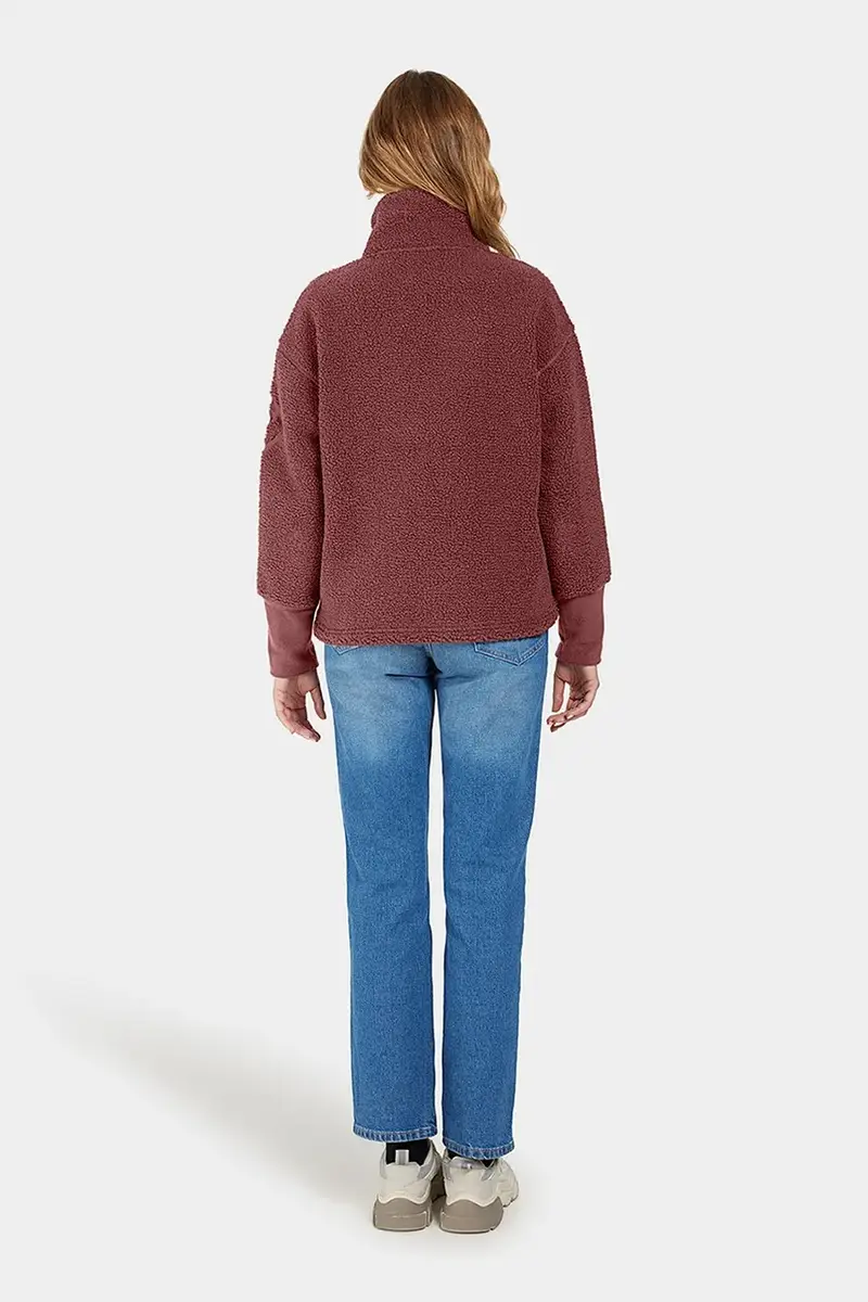 felpa MELLA donna colore nero 505446 Marrone miniatura 4