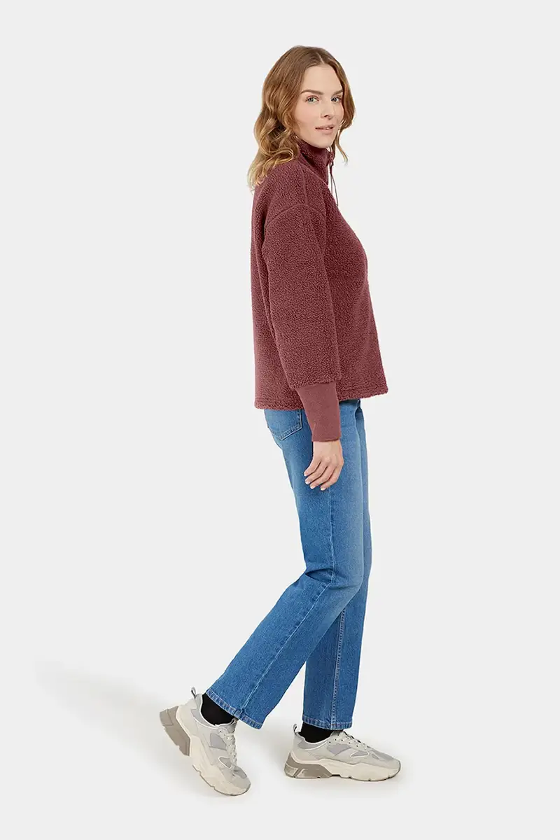 felpa MELLA donna colore nero 505446 Marrone miniatura 5