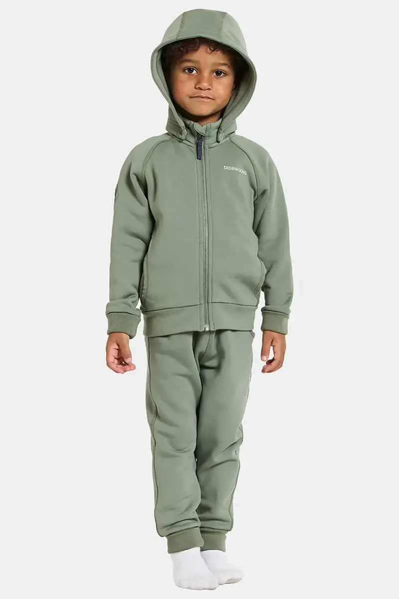 felpa SILJAN KIDS FZ Verde miniatura 4