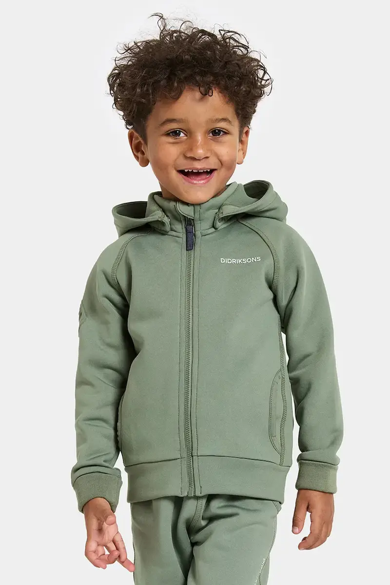 felpa SILJAN KIDS FZ Verde