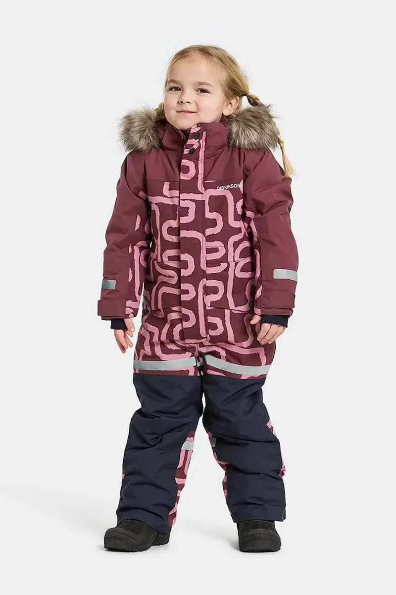 tuta invernale bambino/a BJÄRVEN PR K COV 2 Granata