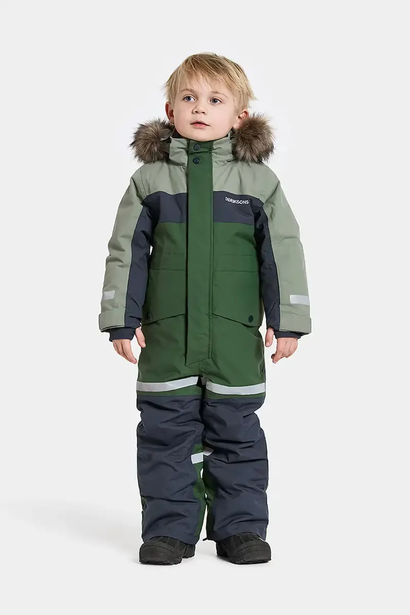 tuta per bambini BJÄRVEN KDS COVER 4 Verde