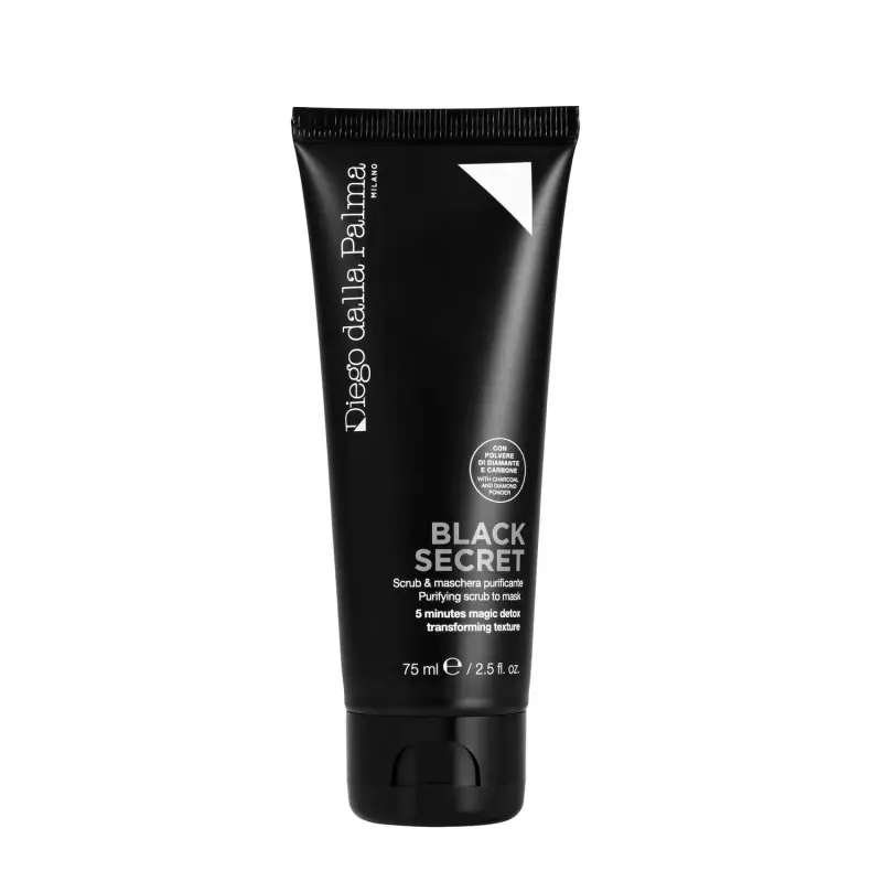 Black Secret Scrub & Maschera Purificante - Maschera viso purificante,Scrub viso pelle grassa