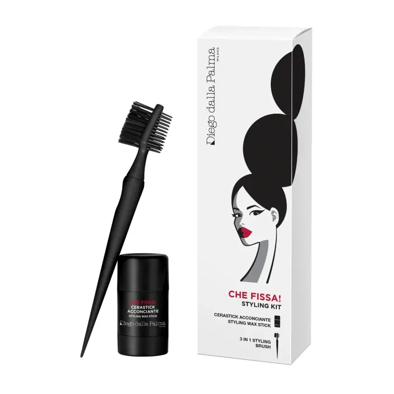 I Capelli CHE FISSA! STYLING KIT Cerastick Acconciante + 3-In-1 Styling Brush - Spazzole per capelli,Cofanetto per capelli