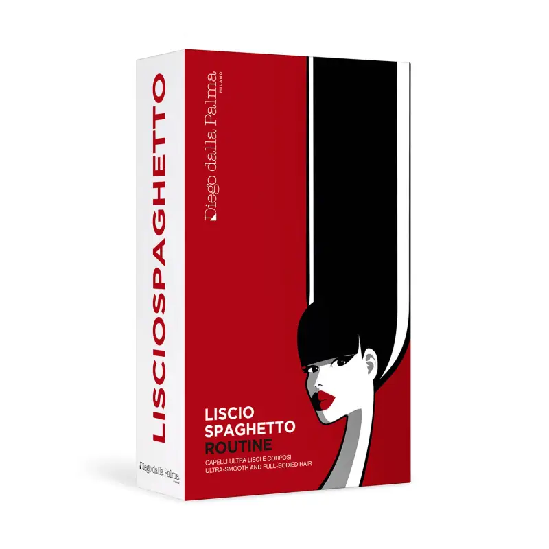 I Capelli Liscio Spaghetto Routine - Shampoo lisciante,Siero capelli,Capelli lisci,Cofanetto per capelli