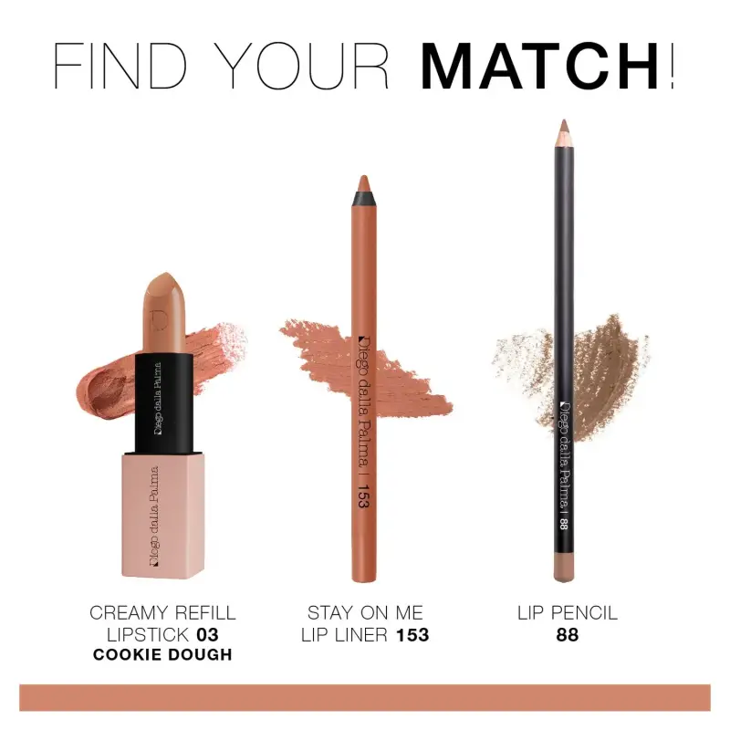 Labbra Refill Il Rossetto Creamy - Refill System 03 Cookie Dough - Rossetti miniatura 5