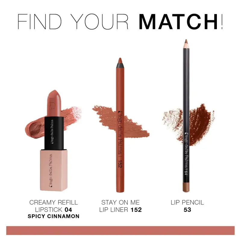 Labbra Refill Il Rossetto Creamy - Refill System 04 Spicy Cinnamon - Rossetti miniatura 5