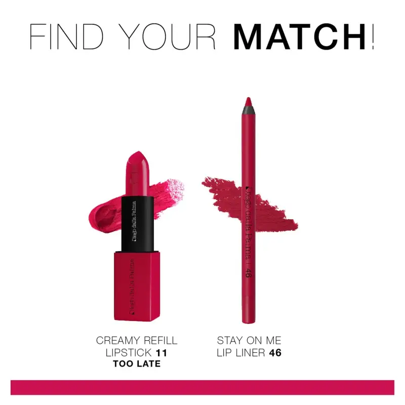 Labbra Refill Il Rossetto Creamy - Refill System 11 Too Late - Rossetti miniatura 5