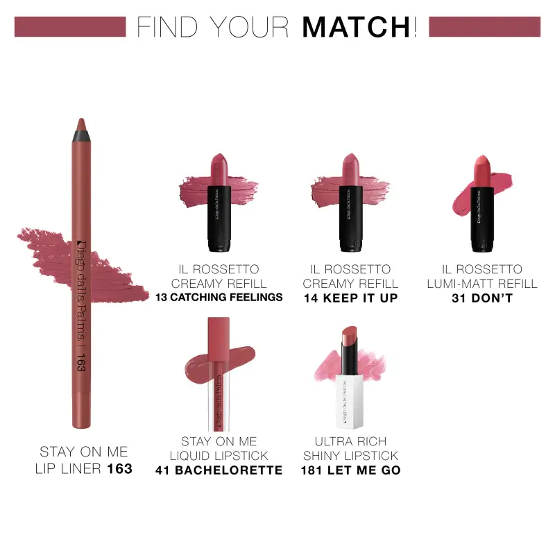 Labbra Stay On Me Lip Liner 163 Mauve - Matita labbra miniatura 3