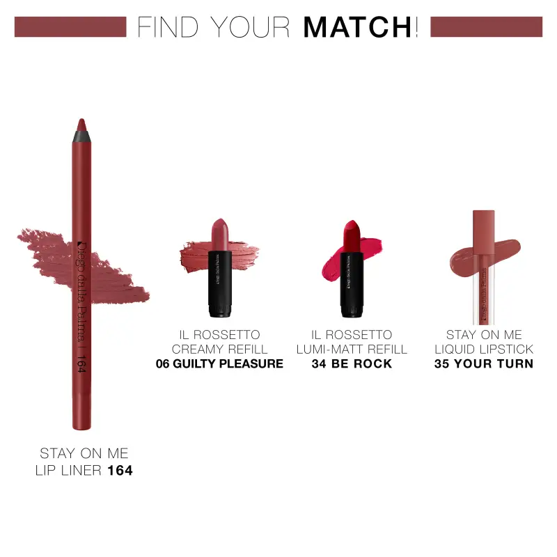 Labbra Stay On Me Lip Liner 164 Marsala - Matita labbra miniatura 3