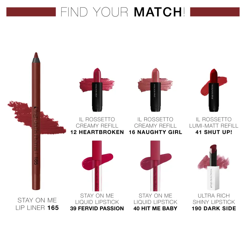 Labbra Stay On Me Lip Liner 165 Ciliegia - Matita labbra miniatura 3