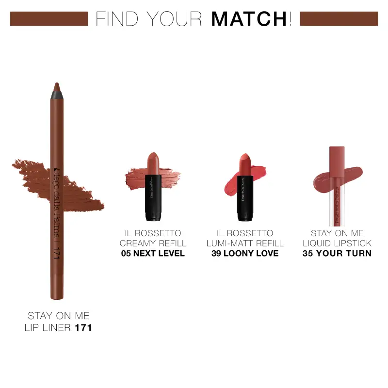 Labbra Stay On Me Lip Liner 171 Cioccolato - Matita labbra miniatura 3