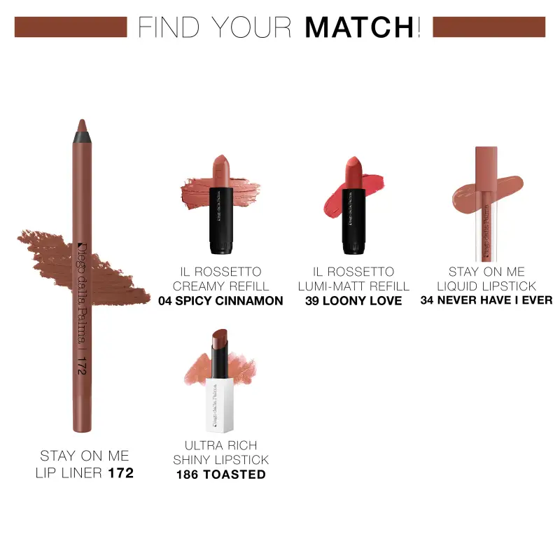 Labbra Stay On Me Lip Liner 172 Martora - Matita labbra miniatura 3