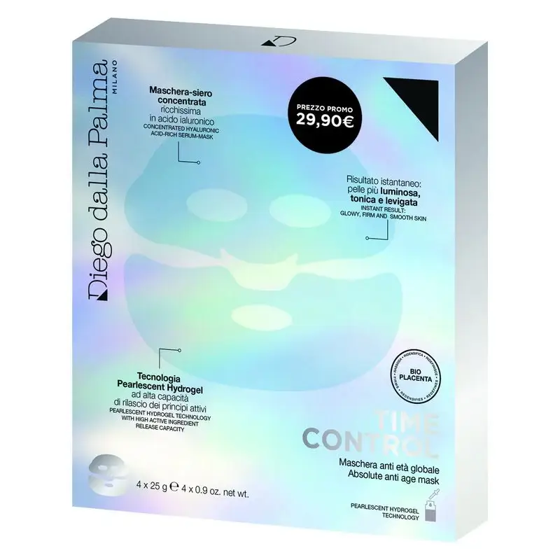 Quadripack Time Control - Maschera Anti Età Globale 4 Pz