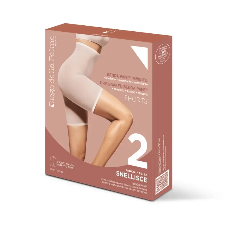 The Body Trainer 2. Snellisce - BENDA PANT Shorts Rimodellanti - Crema glutei e gambe,Crema rassodante pancia