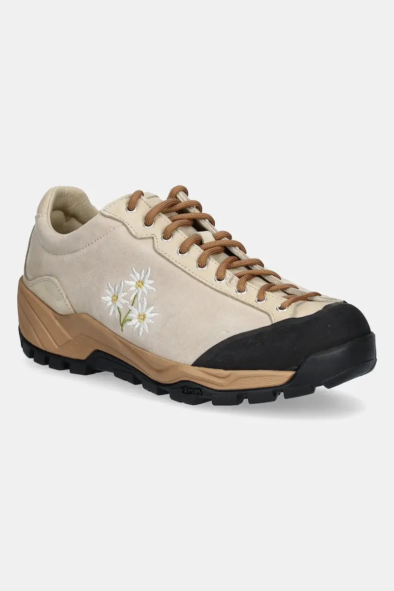 scarpe in camoscio Movida uomo colore beige DI25SPMOM-F06X055CRE