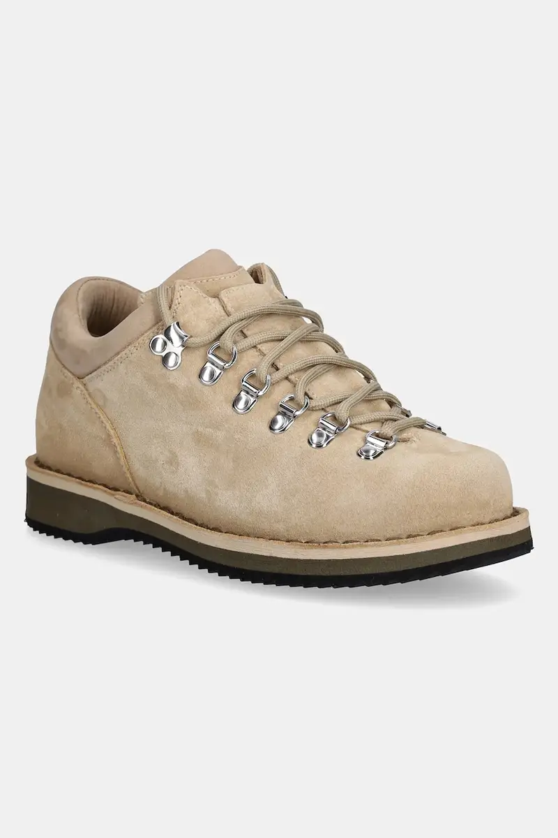 scarpe in camoscio Roccia Basso donna colore beige DI25SPRBW-I01S006SND