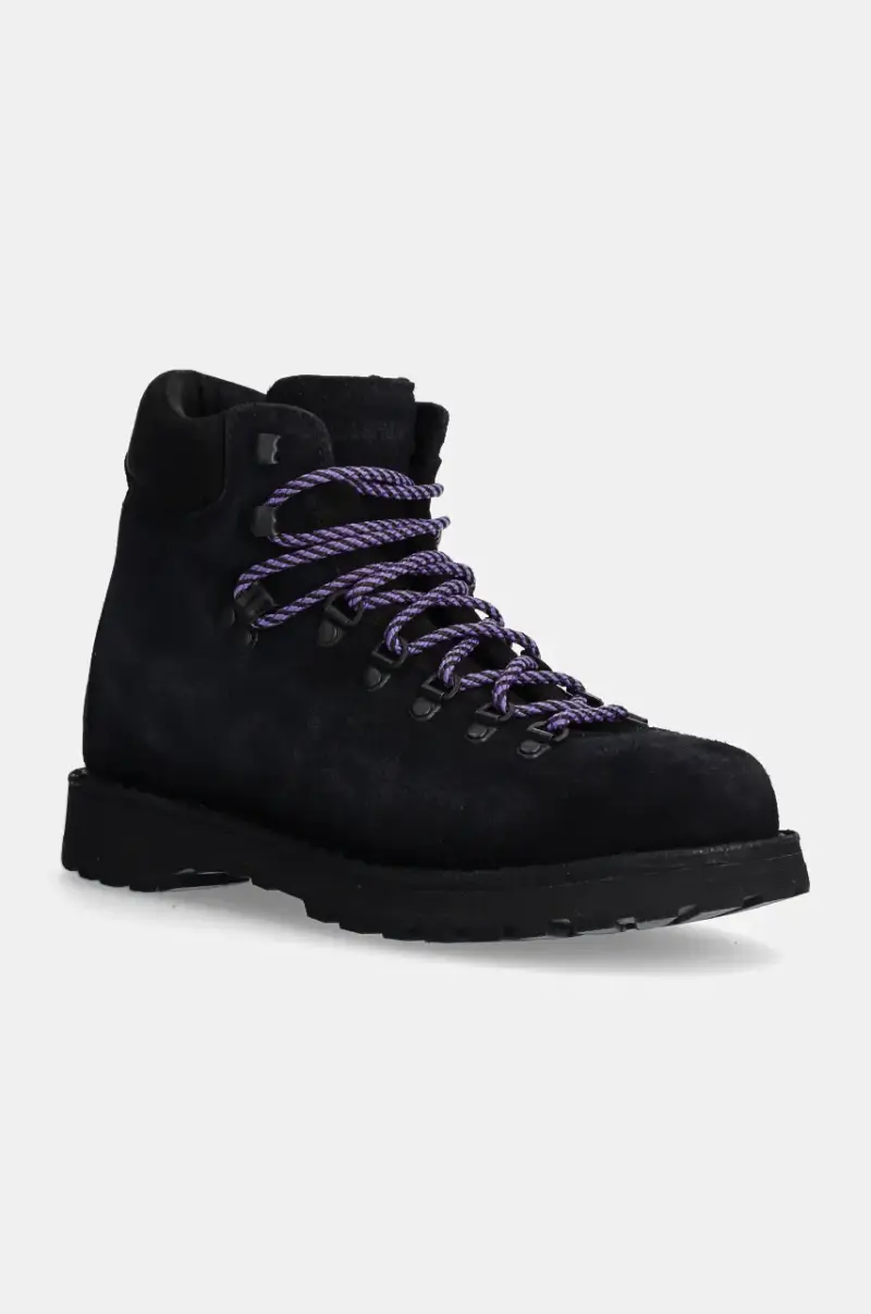 scarpe in camoscio Roccia Vet uomo colore nero DI24FWRVM-I01S008BLK