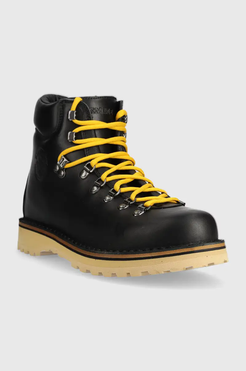 scarpe in pelle uomo colore nero miniatura 2