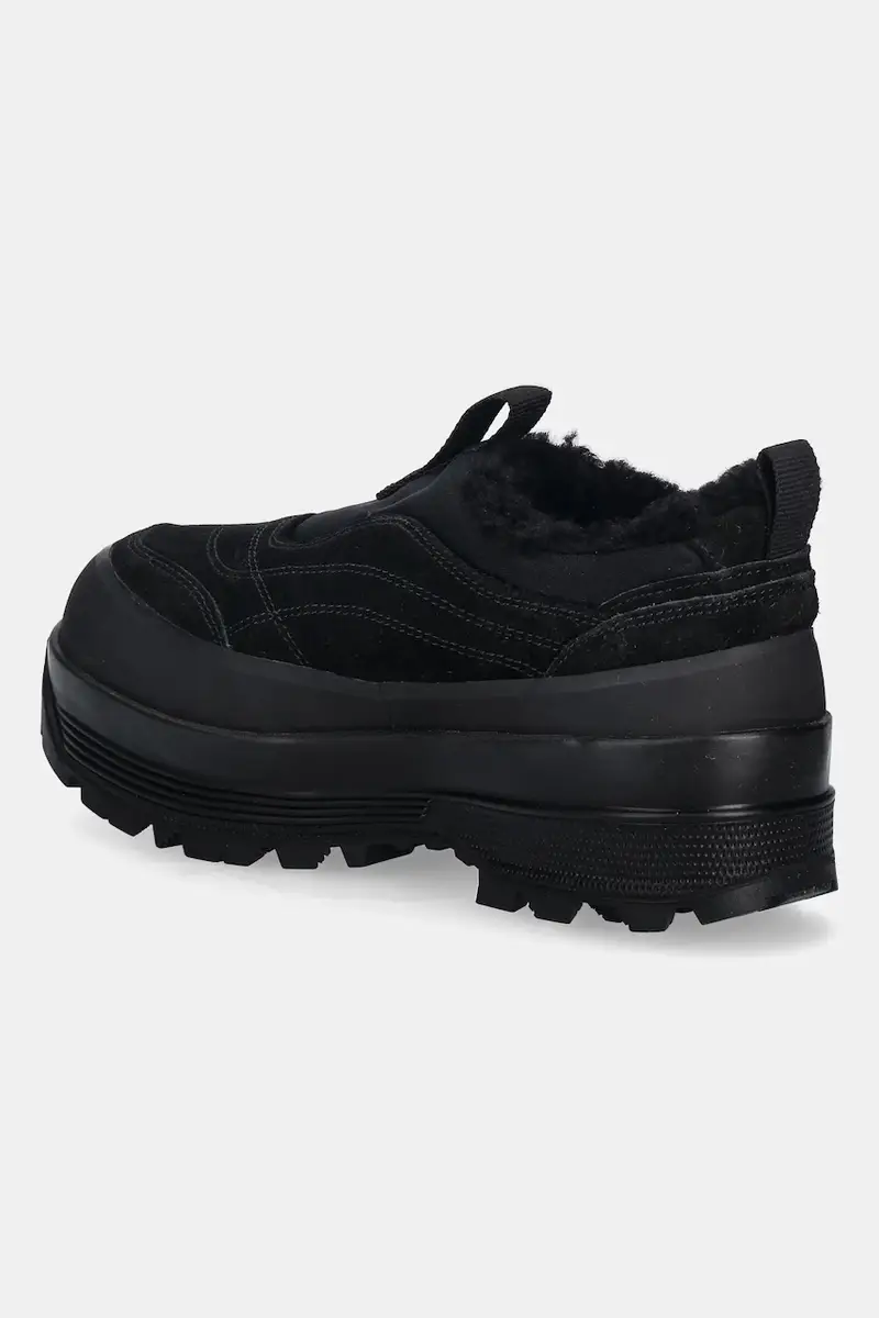 stivali da neve in camoscio badia basso shearli colore nero DI25FWLBW.F01S006BLK miniatura 3