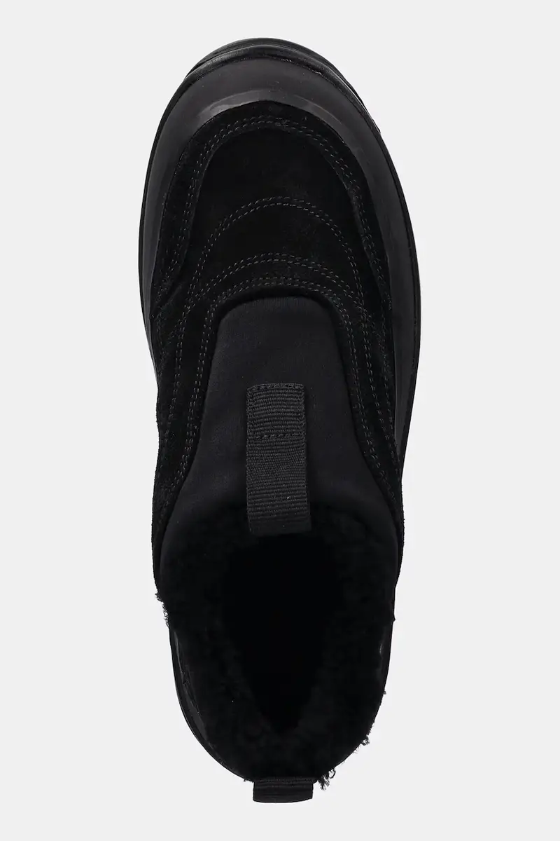 stivali da neve in camoscio badia basso shearli colore nero DI25FWLBW.F01S006BLK miniatura 4