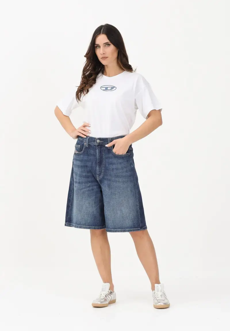 Diesel Bermuda Donna Denim 4094647 miniatura 2