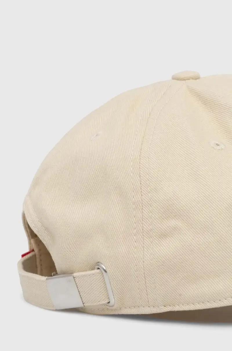 berretto da baseball in cotone C-RUN-WASH colore beige con applicazione A11361.0BLAA miniatura 3