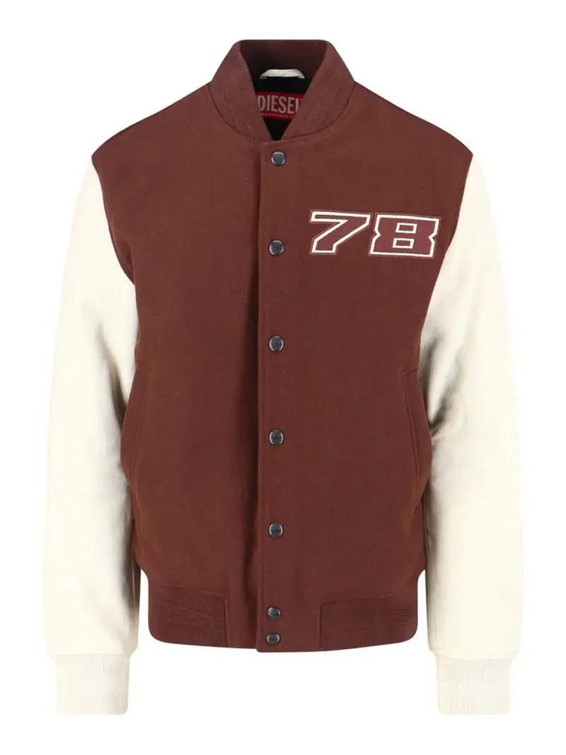 Bomber In Misto Lana Marrone