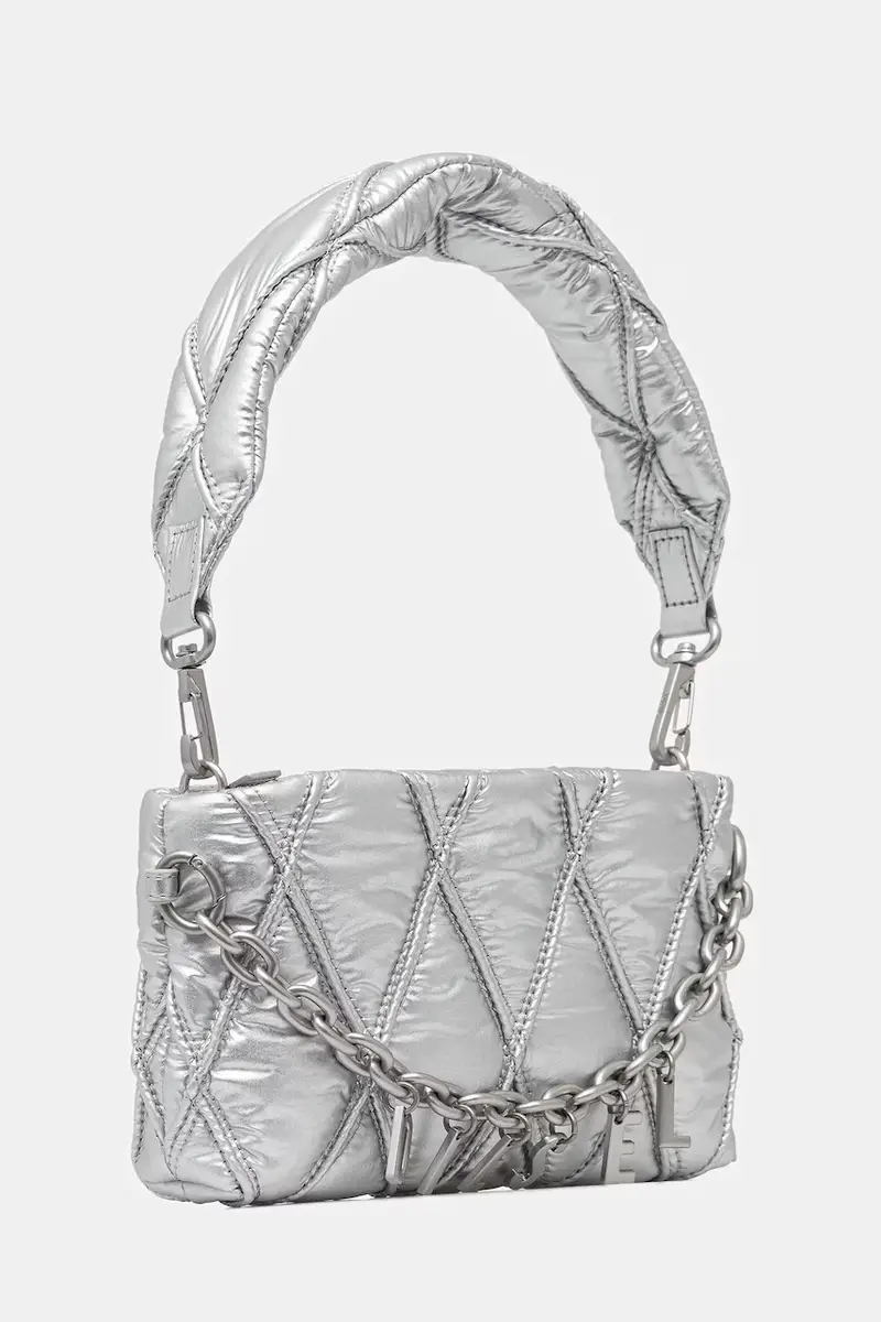 borsetta CHARM-D CHARM-D POUCH colore argento X10286.P8240 miniatura 2