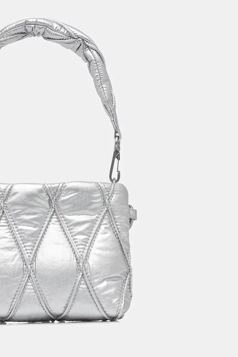 borsetta CHARM-D CHARM-D POUCH colore argento X10286.P8240 miniatura 3