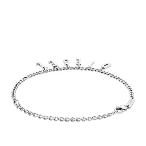 Diesel Bracciale/cavigliera a catena unisex in acciaio, DX1493040 miniatura 2