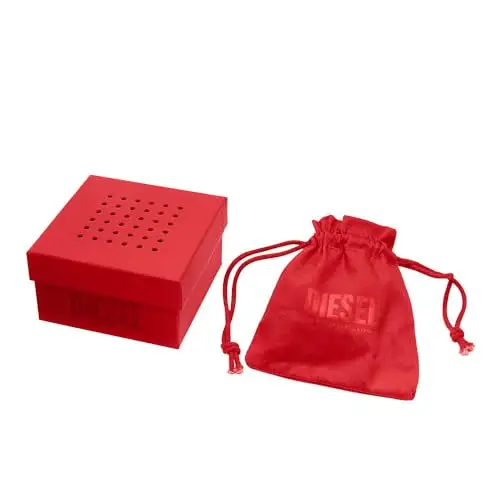 Diesel Bracciale/cavigliera a catena unisex in acciaio, DX1493040 miniatura 3