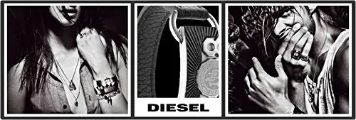 Diesel Bracciale Da Uomo, 18 Cm - 19, 5 Cm Bracciale In Acciaio Inossidabile Argentato, DX0966040 miniatura 2