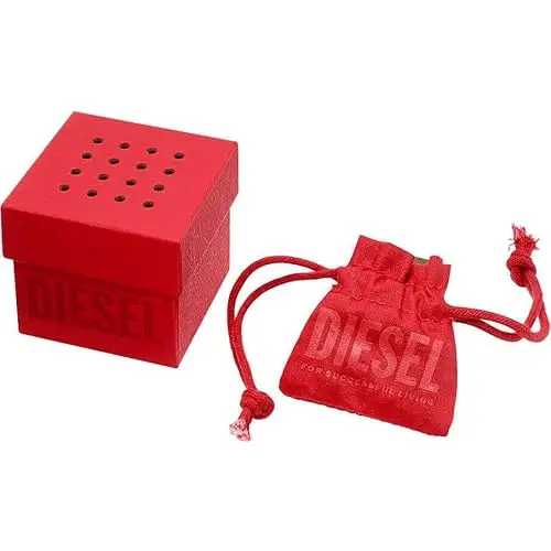 Diesel Bracciale Da Uomo In Acciaio, 18 Cm - 19, 5 Cm Bracciale In Acciaio Inossidabile Argento/Acciaio, DX1172040 miniatura 2