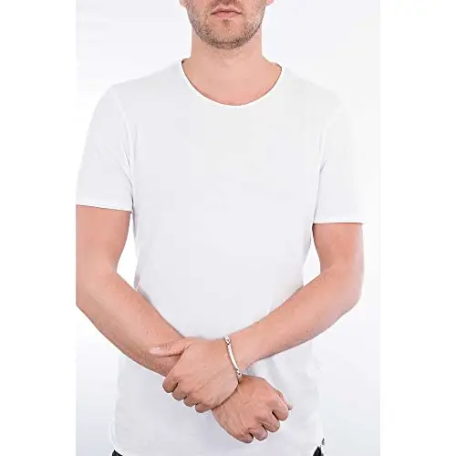 Diesel Bracciale Da Uomo In Acciaio, 18 Cm - 19, 5 Cm Bracciale In Acciaio Inossidabile Argento/Acciaio, DX1172040 miniatura 3