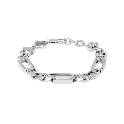 Diesel Bracciale Da Uomo In Acciaio, Lunghezza: 180-195 mm, Larghezza: 11,5 mm, Altezza: 5,5 mm Bracciale In Acciaio