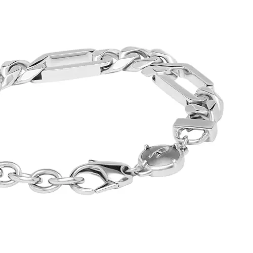Diesel Bracciale Da Uomo In Acciaio, Lunghezza: 180-195 mm, Larghezza: 11, 5 mm, Altezza: 5, 5 mm Bracciale In Acciaio miniatura 3