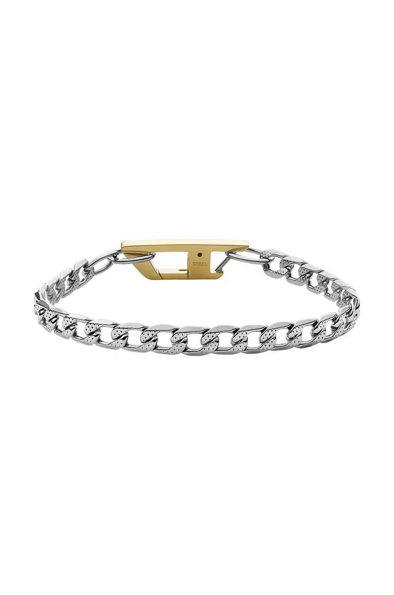 braccialetto uomo Argento miniatura 2