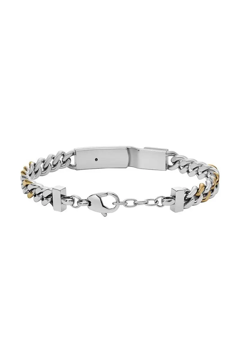 braccialetto uomo Argento miniatura 2