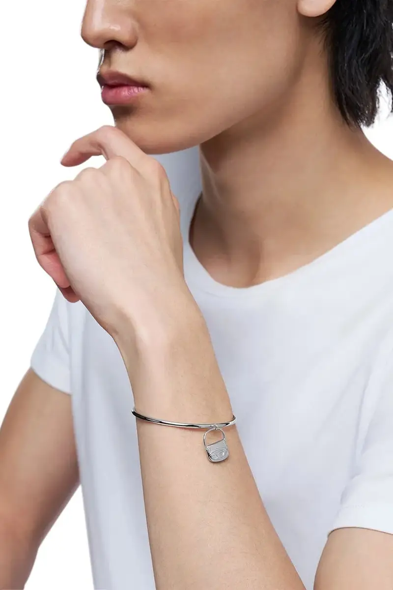 braccialetto uomo DX1621040 Argento miniatura 3