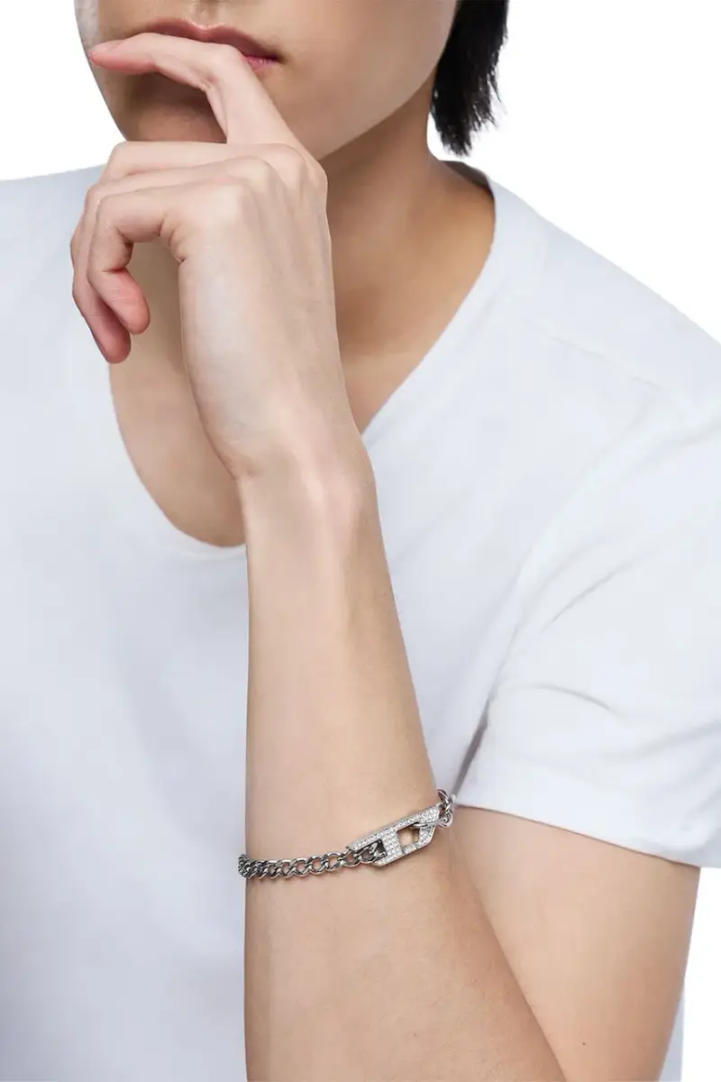 braccialetto uomo DX1627040 Argento miniatura 3