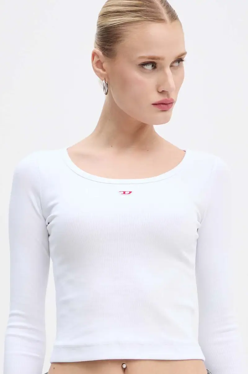 camicia a maniche lunghe donna colore bianco miniatura 2