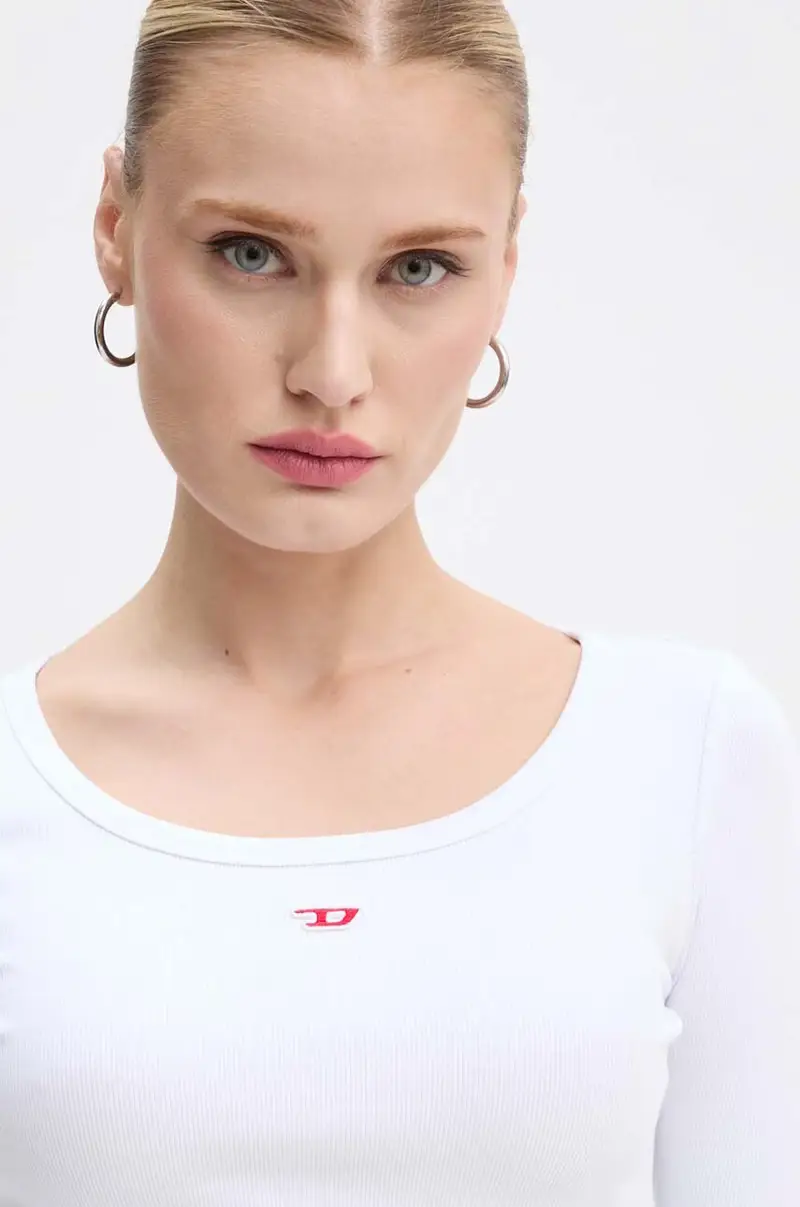 camicia a maniche lunghe donna colore bianco miniatura 4