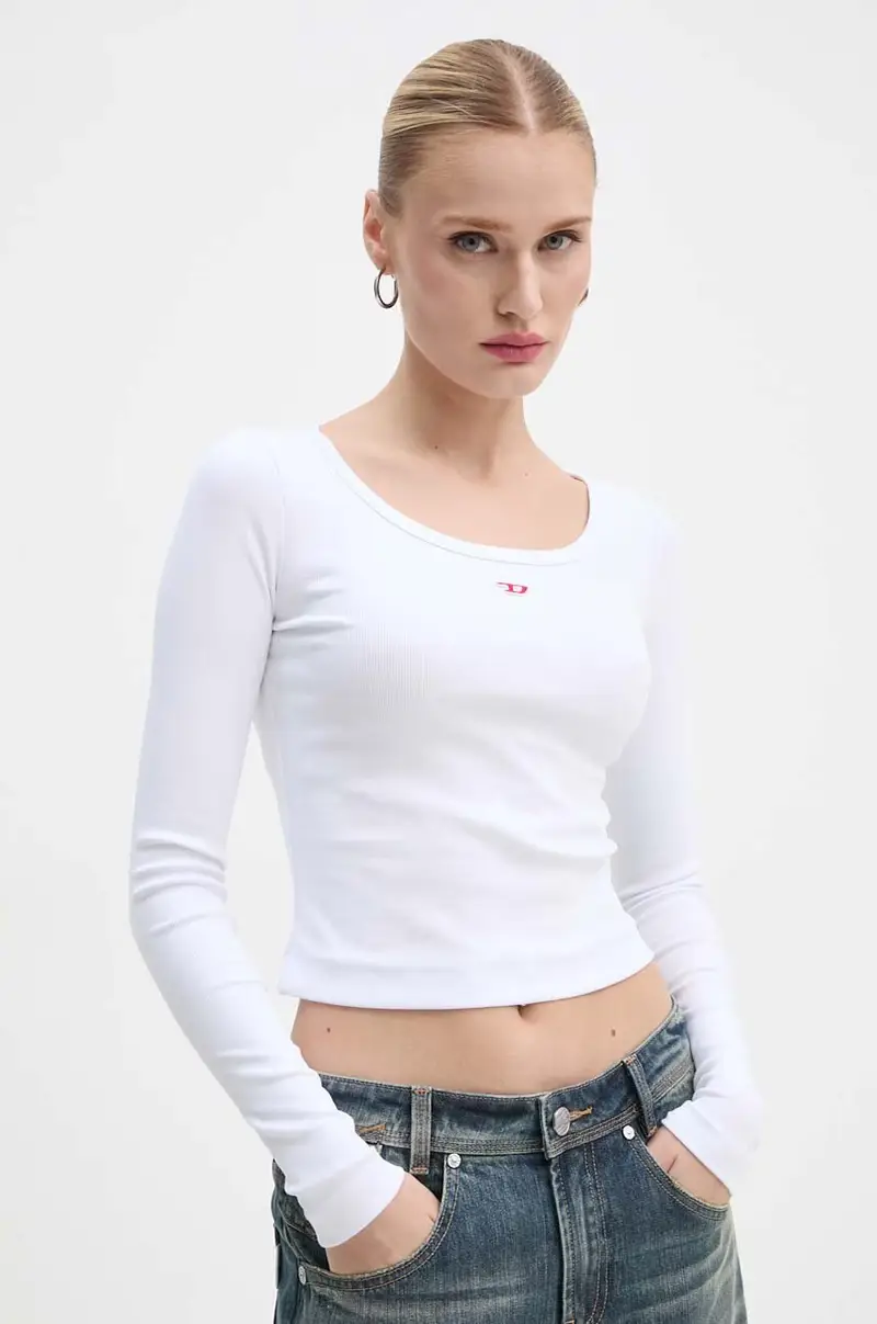 camicia a maniche lunghe donna colore bianco