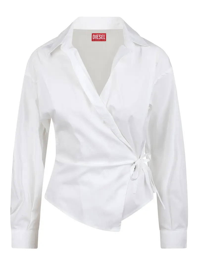 Camicia A Portafoglio Con Charm Logo Bianco