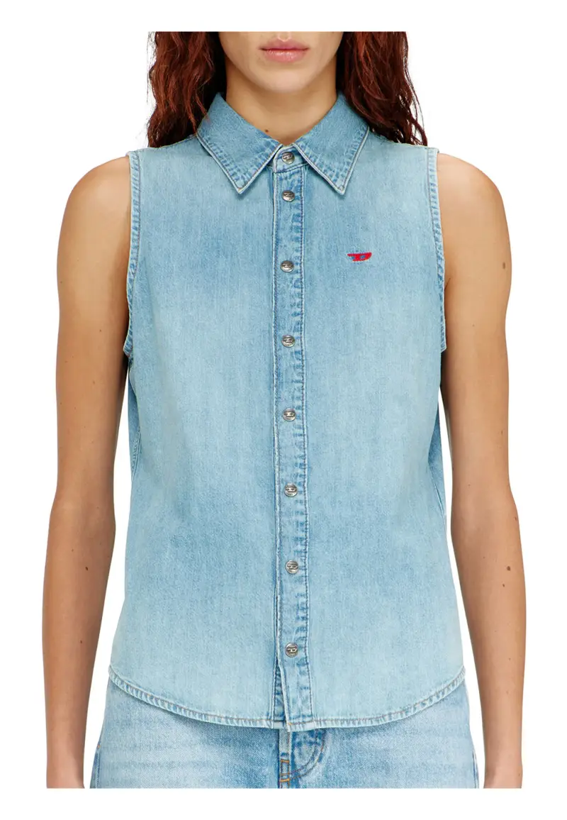 Camicia Denim BLU miniatura 2