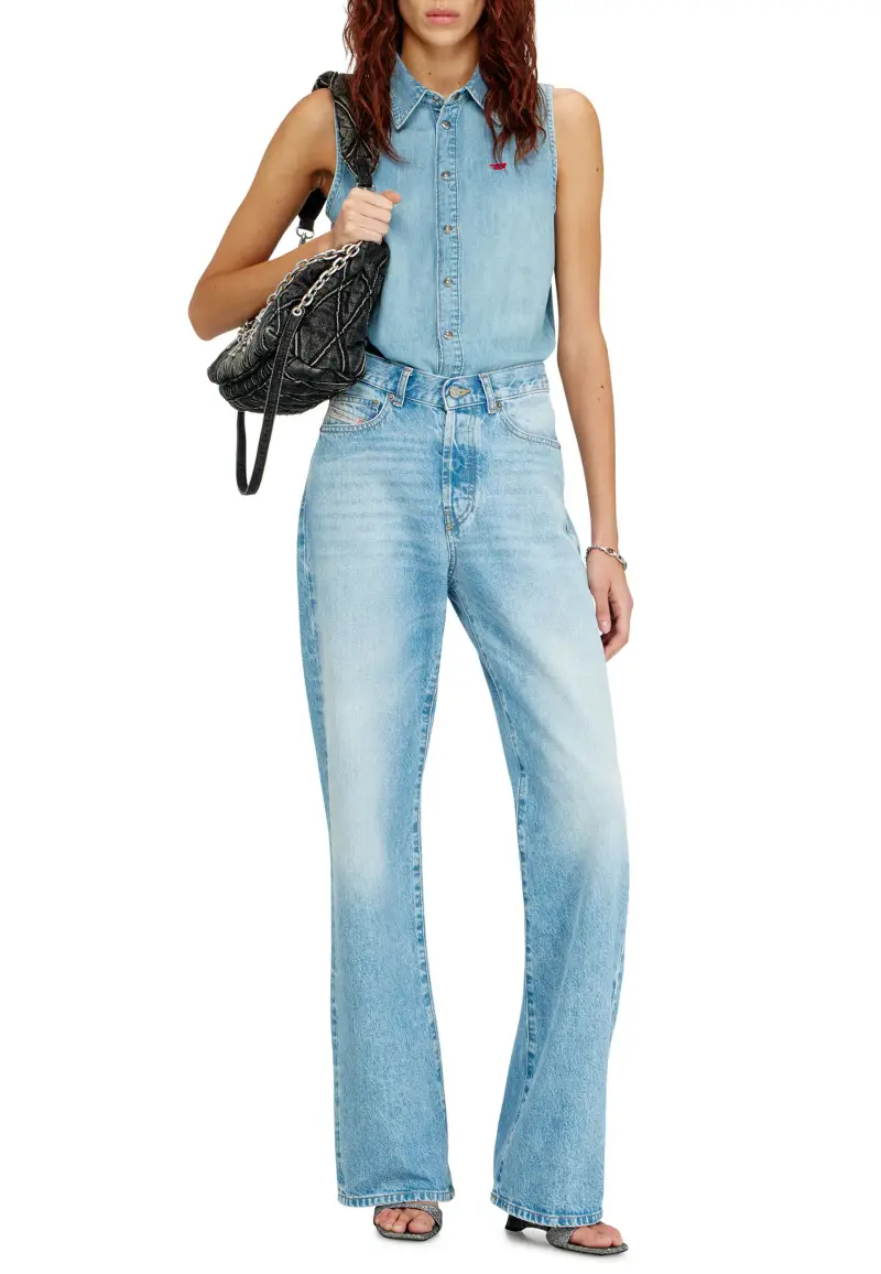 Camicia Denim BLU miniatura 3